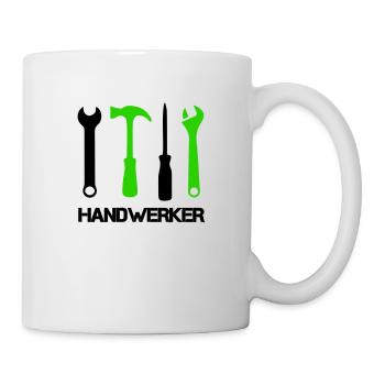 Icônes d’outils - Mug blanc - blanc - Droite