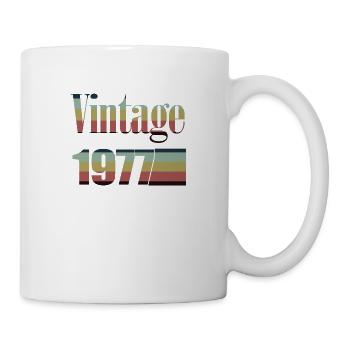 1977 anniversaire 1977 né en 1977 anniversaire - Mug blanc - blanc - Droite