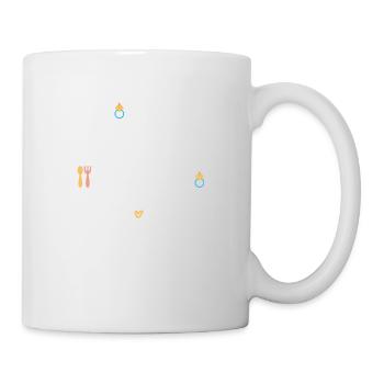 Mom Life Super Tired Super late Super worth it - Mug - white - Right
