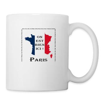 On est bien à Paris - Mug blanc - blanc - Droite