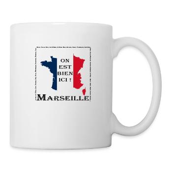 On est bien à Marseille - Mug blanc - blanc - Droite
