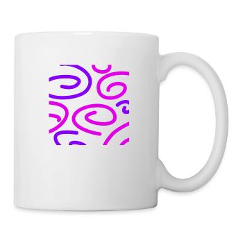 Spiral Four - Mug blanc - blanc - Droite
