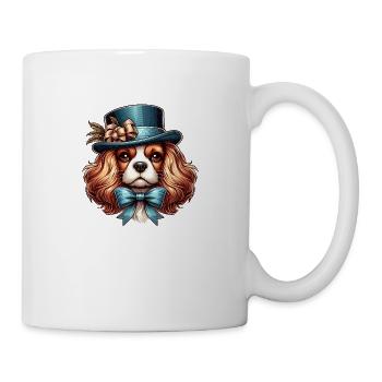 Cavalier King Charles Dog - Hat - Mug - white - Right
