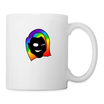 Freches Zwinkern : Sticky Queer Pride - Tasse - Weiß - Rechts