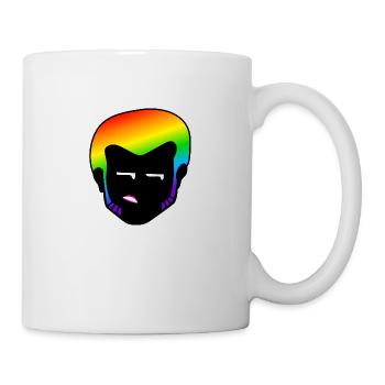 Genervtes Augenrollen : Sticky Queer Pride - Tasse - Weiß - Rechts