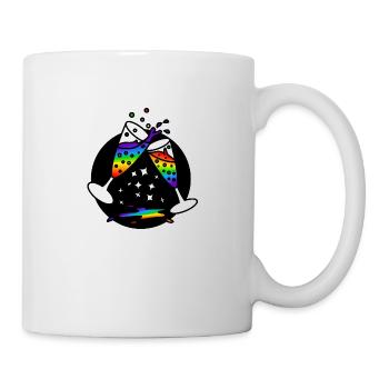 Sekt Gläser Prost zum Wohl : Sticky Queer Pride - Tasse - Weiß - Rechts