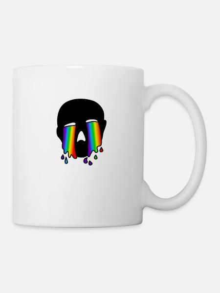 Crying Crying High-Sad : Sticky Queer Pride - Mug - white