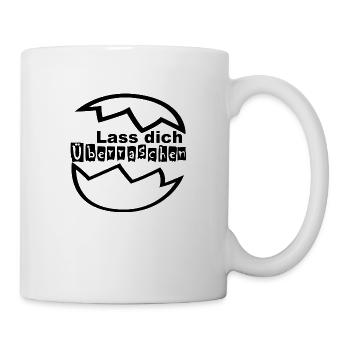 Lass Dich Überraschen - Tasse - Weiß - Rechts