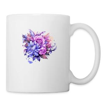 Flowers Hippie soul Groovy Summer time peace love - Mug - white - Right