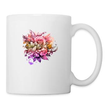 Flowers Hippie soul Groovy Summer time peace love - Mug - white - Right