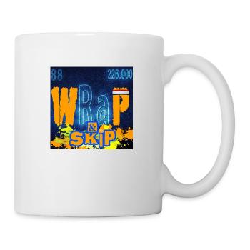 "WRAP & SKIP" design by ALLEYHOP - Mug - white - Right