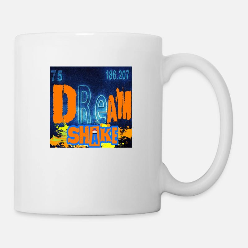 "DREAM SHAKE"-Design - Tasse - Weiß