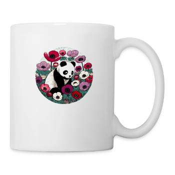 Flower Panda Bear - Mug - white - Right