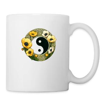 Floral Yin Yang - Mug - white - Right