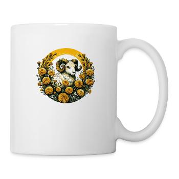 Aries Ram Marigold - Mug - white - Right