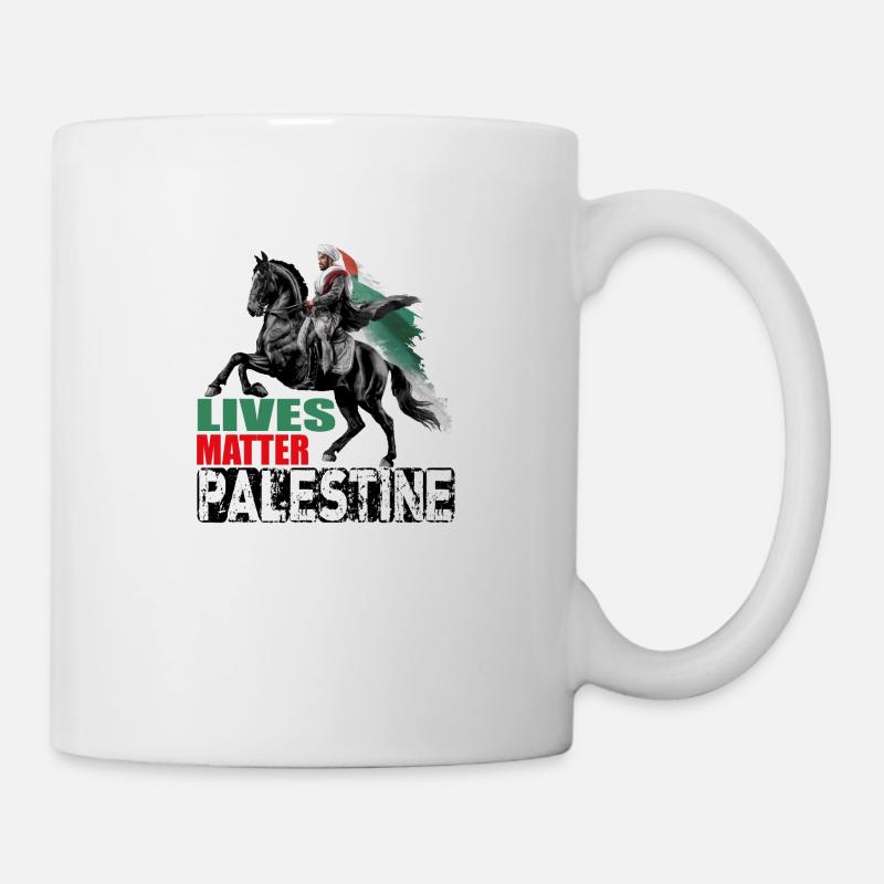 Les vies palestiniennes comptent - Mug blanc - blanc