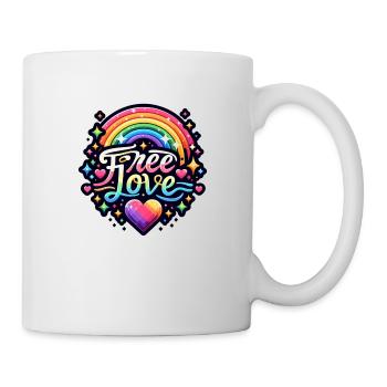 FreeLove1 - Tasse - Weiß - Rechts