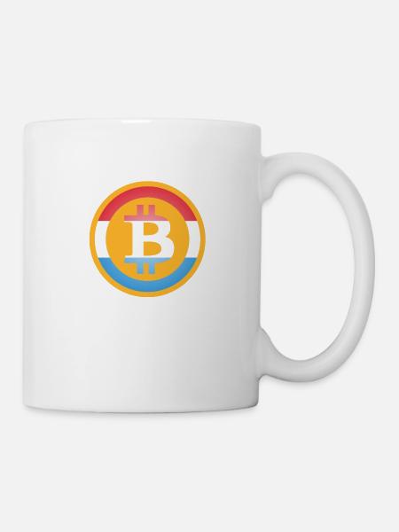 Bitcoin Luxembourg - Mug blanc - blanc
