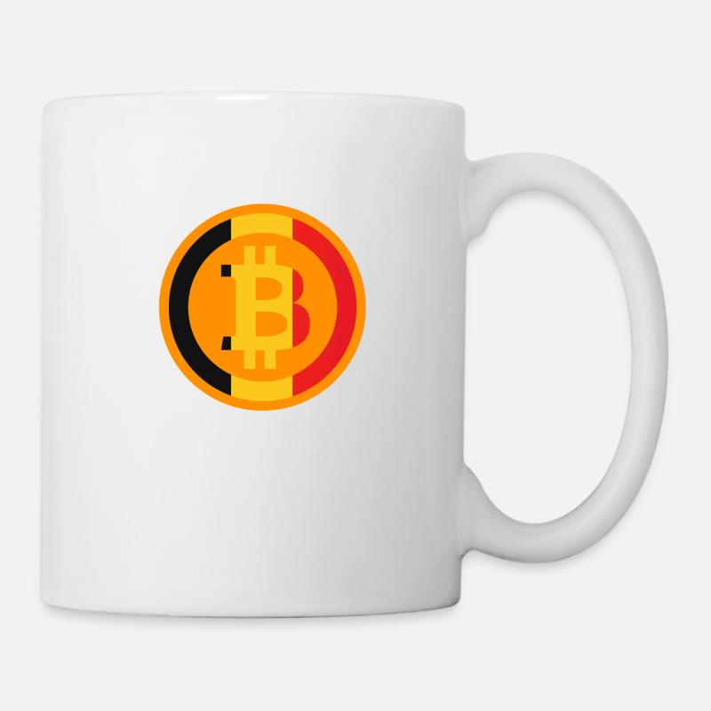 Bitcoin Belgique - Mug blanc - blanc