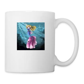 Meerjungfrau - Tasse - Weiß - Rechts