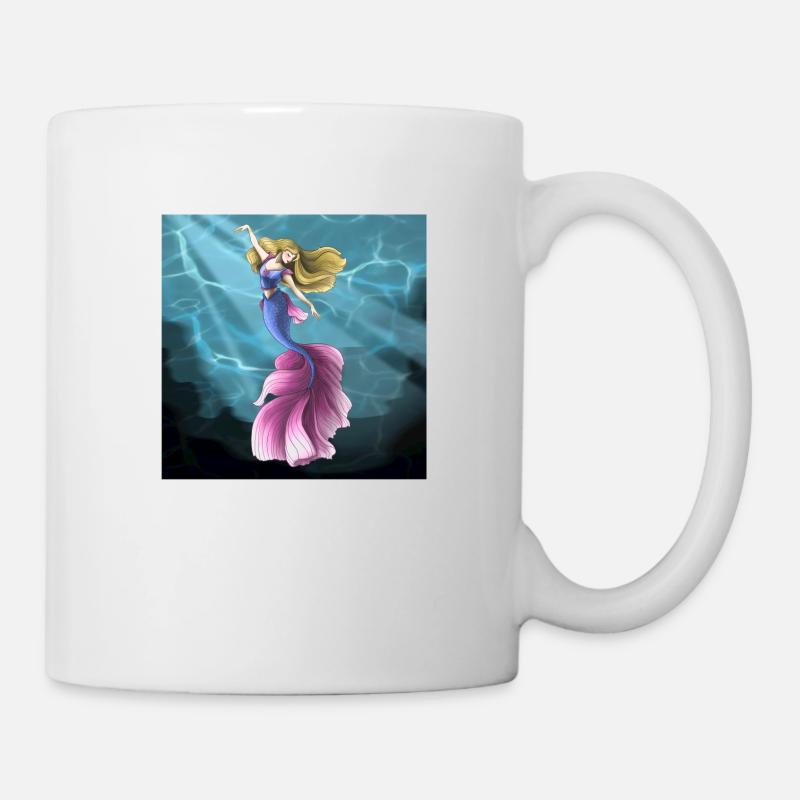 Sirène - Mug blanc - blanc