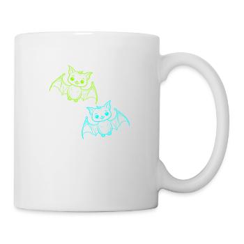 Halloweenj Chauves-souris Enfants Enfant - Mug blanc - blanc - Droite