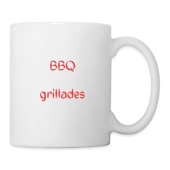 König des Grillens, Herr des Grills. - Tasse - Weiß - Rechts