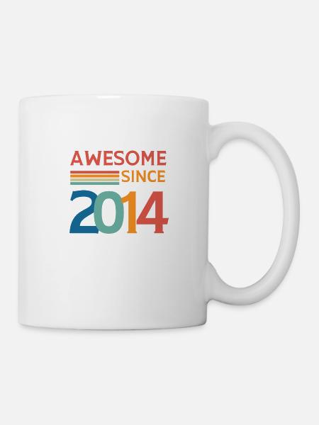 Großartig seit 2014 - Tasse - Weiß