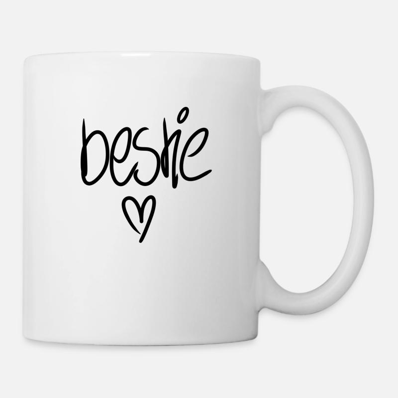 Bestie Freundschaft - Tasse - Weiß