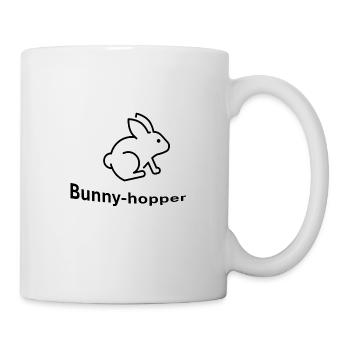 Bunnyhopper: Hüpf dich zum Sieg! - Tasse - Weiß - Rechts