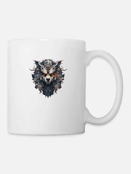 Wolfsgebilde - Tasse - Weiß