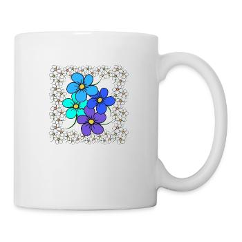 Floral Floral Floral Vine Blooming Flower - Mug - white - Right