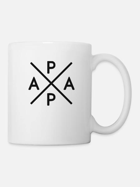 Father's Day Dad Cross Design - Mug - white