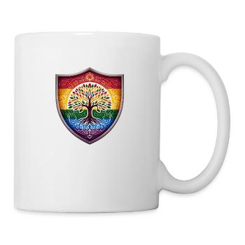 Pride (LGBTQIA+) tree - Mug - white - Right