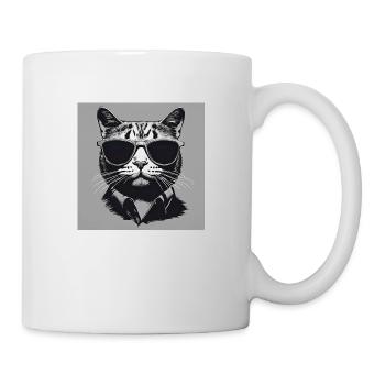 Cool Cat#2 - Tasse - Weiß - Rechts