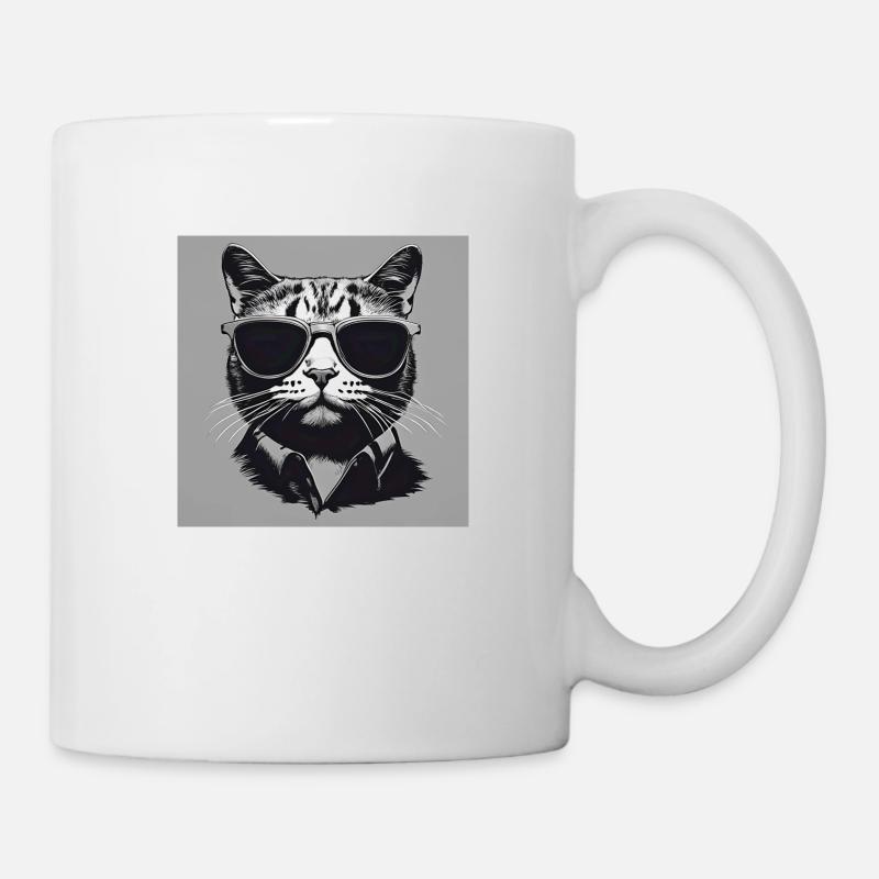 Cool Cat#2 - Tasse - Weiß