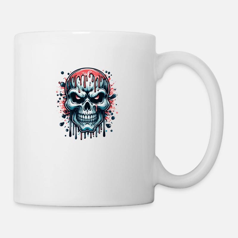 Blood Skull - Mug - white