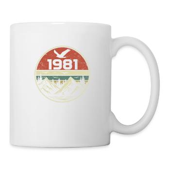 Vintage 1981 Classic 1981 Retro 1981 Gift 1981 - Mug - white - Right