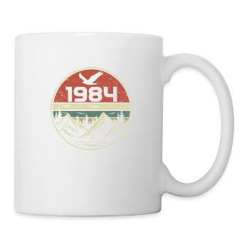 Vintage 1984 Classique 1984 rétro 1984 Cadeau 1984 - Mug blanc - blanc - Droite