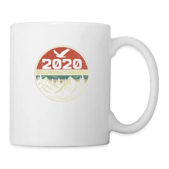 Jahrgang 2020 Classic 2020 Retro 2020 Geschenk 2020 - Tasse - Weiß - Rechts