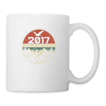 Vintage 2017 Classique 2017 rétro 2017 Cadeau 2017 - Mug blanc - blanc - Droite