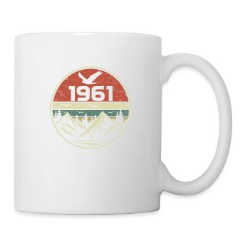 Vintage 1961 Classique 1961 rétro 1961 Cadeau 1961 - Mug blanc - blanc - Droite
