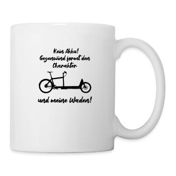 No battery headwind shapes the character and calves - Mug - white - Right