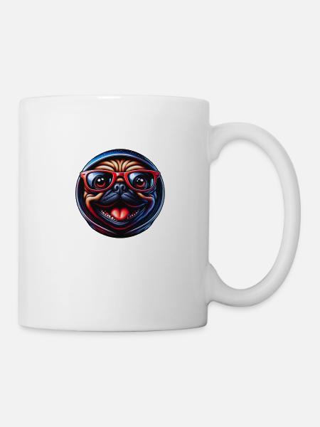 carlin in Black - Mug blanc - blanc