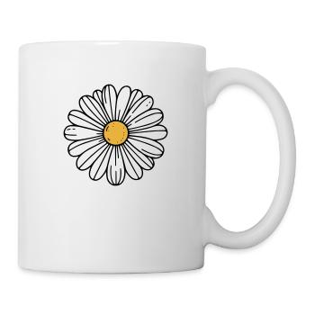 Marguerite - Mug blanc - blanc - Droite