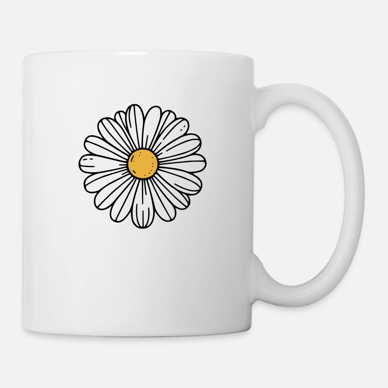 Marguerite - Mug blanc - blanc