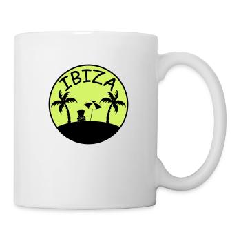 insel palmen ibiza - Tasse - Weiß - Rechts