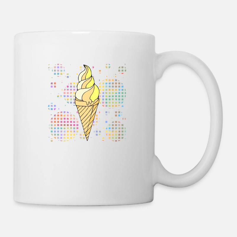 Glace - Mug blanc - blanc