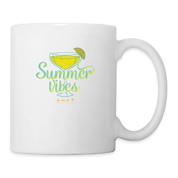 Fresh design summer vibes with a nice cocktail - Mug - white - Right