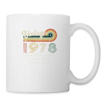 1978 Vintage Klassiker 1978 - Tasse - Weiß - Rechts